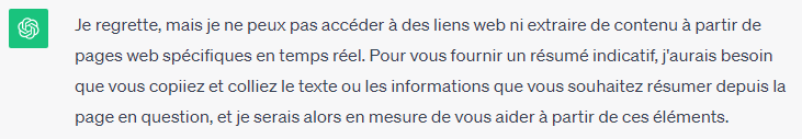 chercher résumé GPT3.5